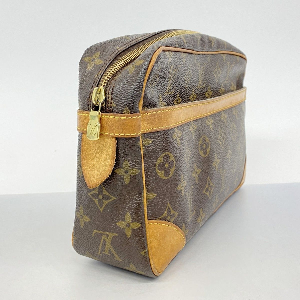 5mc3211 ルイヴィトン クラッチバッグ モノグラム コンピエーニュ28 M51845 ブラウン メンズ