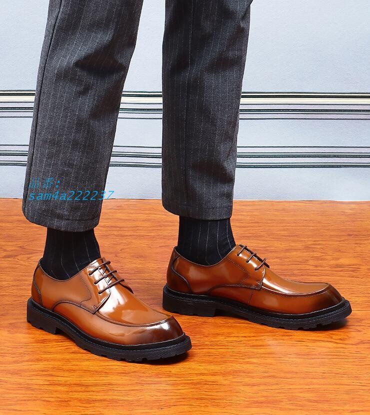 スウェード風レースアップ靴