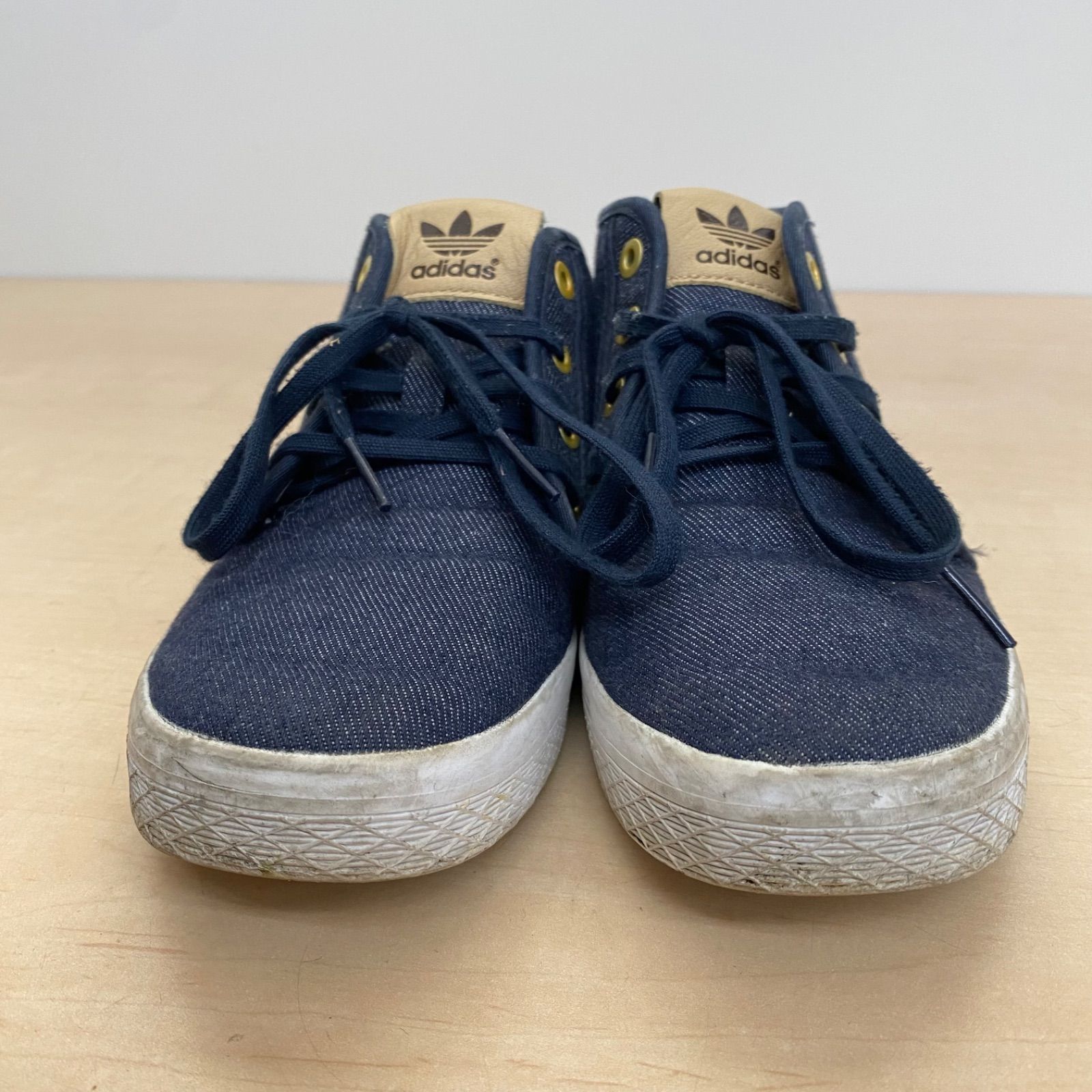 adidas アディダス レディース ハイカットスニーカー デニム生地