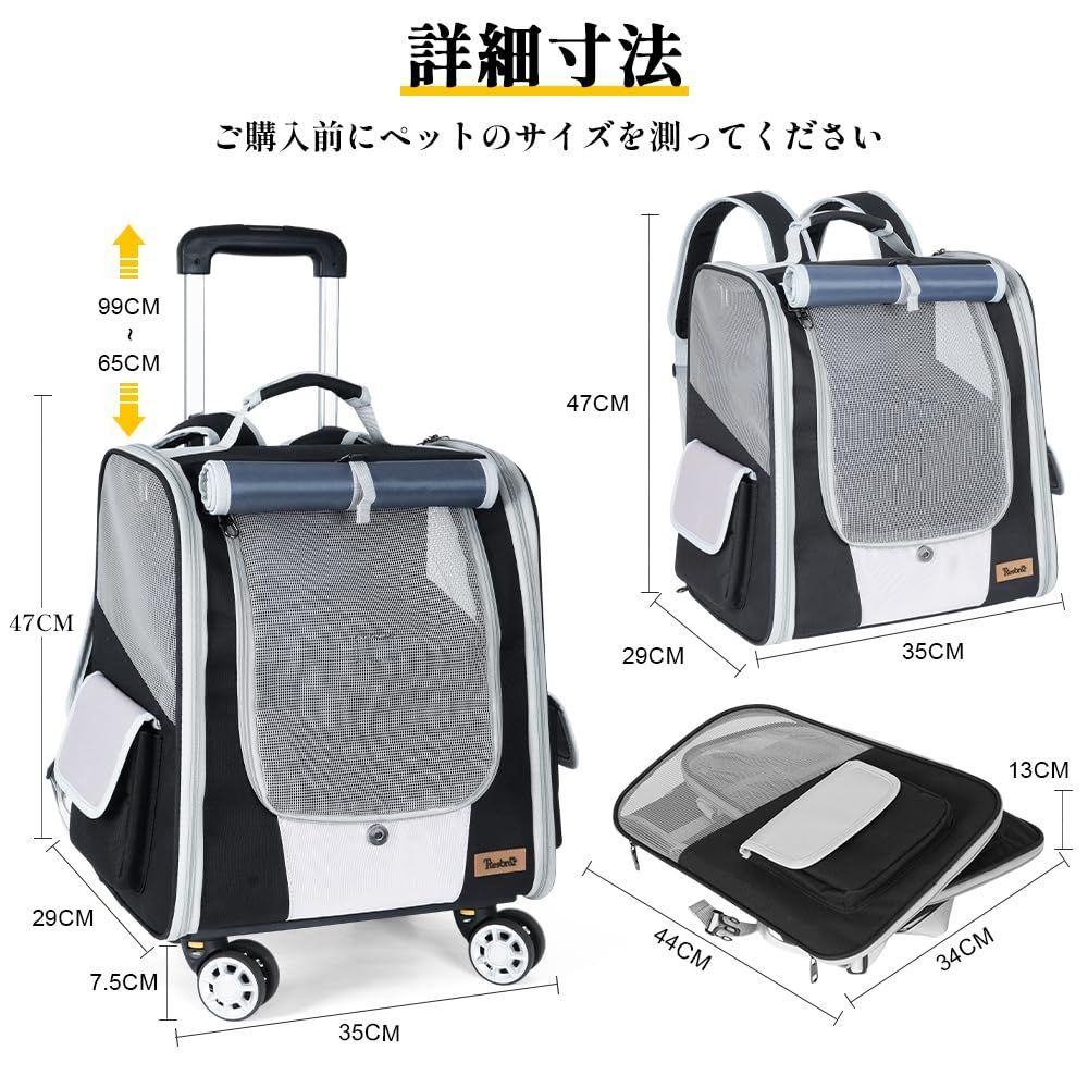 キャリーバッグ 分離式