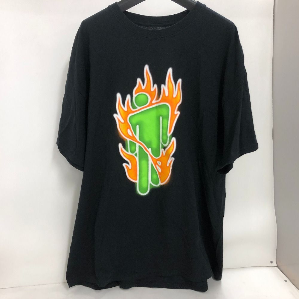 02w12555 BILLIE EILISH ビリー・アイリッシュ  オフィシャル Tシャツ  ブラック XXL  ニカラグア製 メンズ  半袖Ｔシャツ  コットン  【中古品】