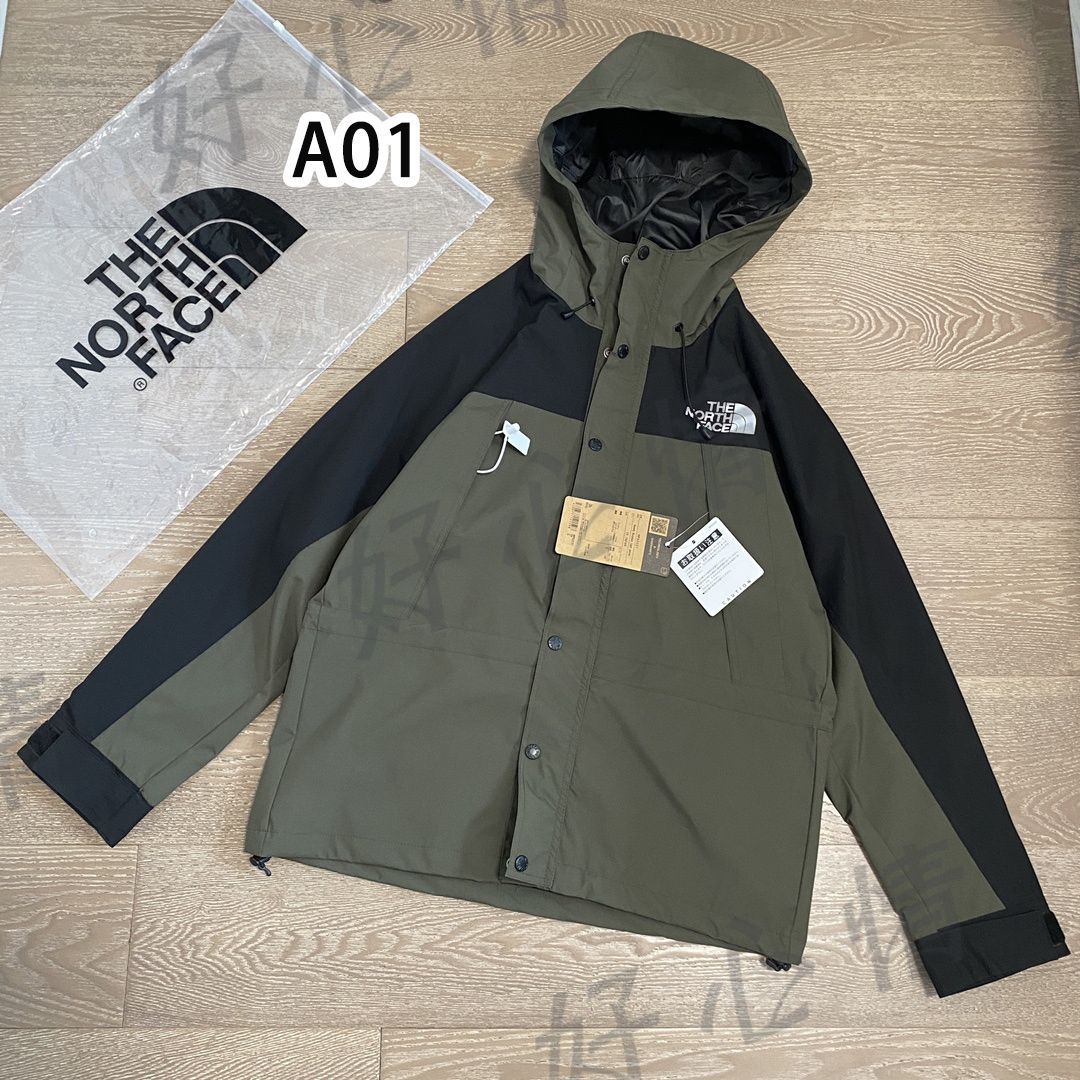 美品 ノースフェイス 薄手マウンテンジャケット ナイロンジャケット グレー黒XL THE NORTH FACE ブルゾン アウター 国内未発売 FACE(ザ・ノース