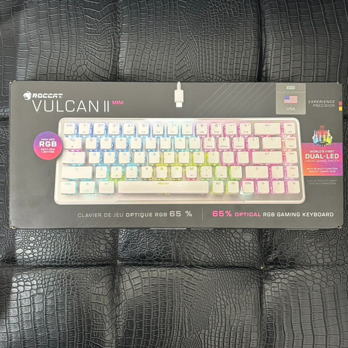 アウトレット品 ROCCAT ゲーミングキーボード Vulcan II Mini ホワイト 英語配列 *3058