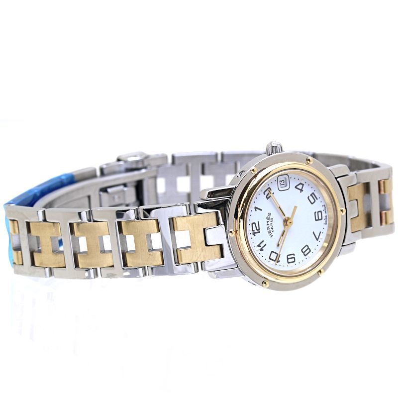 腕時計 レディース HERMES エルメス クリッパー 旧バックル CL4  