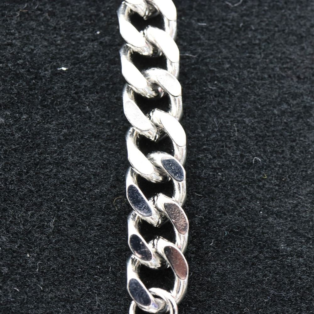 □ グッチ ブレスレット アクセサリー ロゴ イタリア製 Ag925刻印 22g