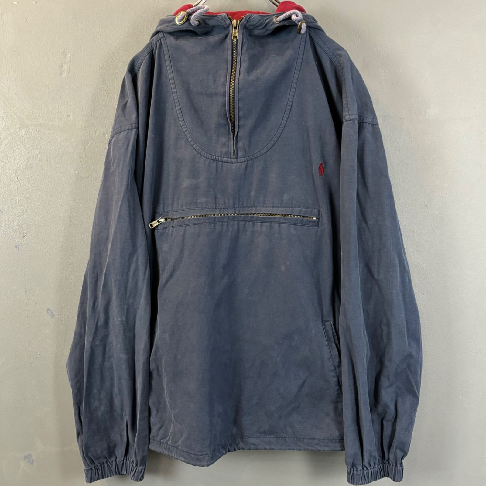希少　90s ヴィンテージ　ポロ by ラルフローレン　ハーフジップ　アノラック 90s 00s Polo by Ralph Lauren Anorak Parka Vintage ポロ