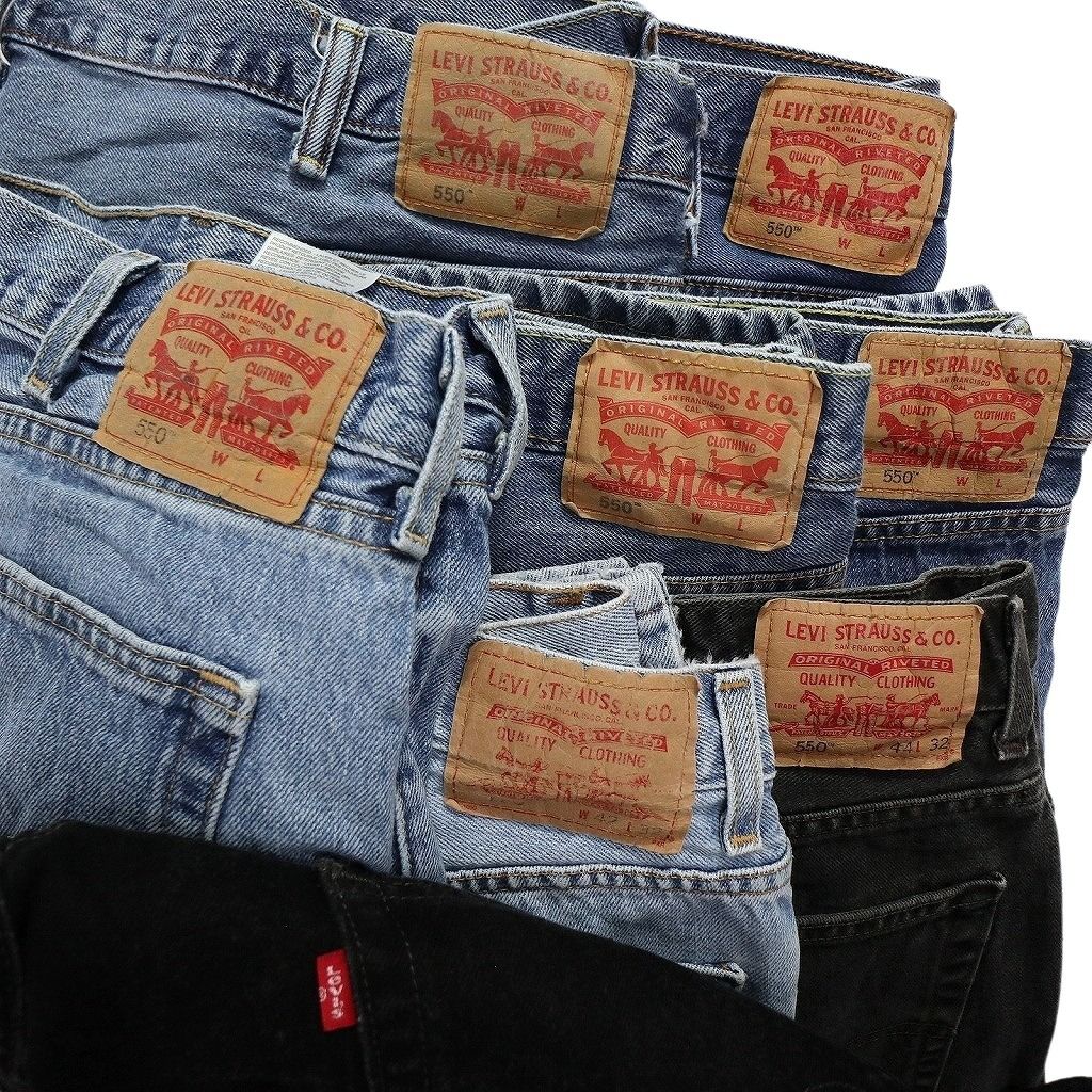 古着卸 まとめ売り リーバイス 550 デニム パンツ 8枚セット (メンズ  