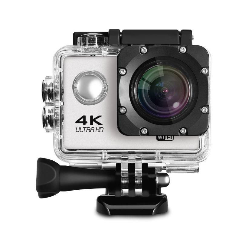 EXALT ウェアラブルカメラ アクションカメラ 1600万画素 2インチ液晶画面 WIFI搭載 1080P フルHD 170度広角レンズ 30M防水 ホワイト