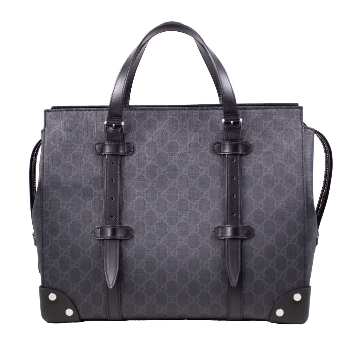 GUCCI 】グッチ GGスプリーム トートバッグ 626356 ダークグレー 