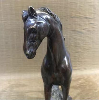 銅器 十二支馬 馬到成功 招財馬 家内 玄関 風水 装飾品 工芸品