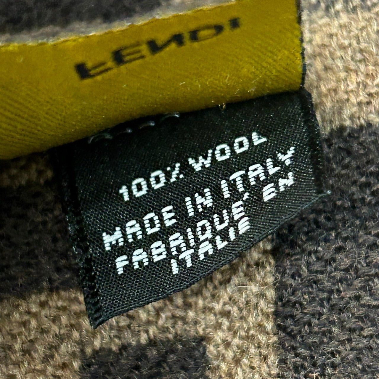 FENDI フェンディ ウールマフラー ストール ズッカ イタリア製 FENDIフェンディ ストール マフラー ズッカ柄 カシミア ウール