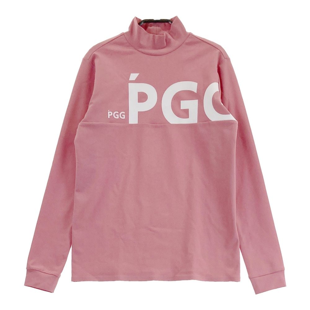 サイズ 0 PGG PEARLY GATES パーリーゲイツ 2025年モデル ハイネック 長袖Tシャツ ピンク系 240101538496 ゴルフウェア レディース ストスト