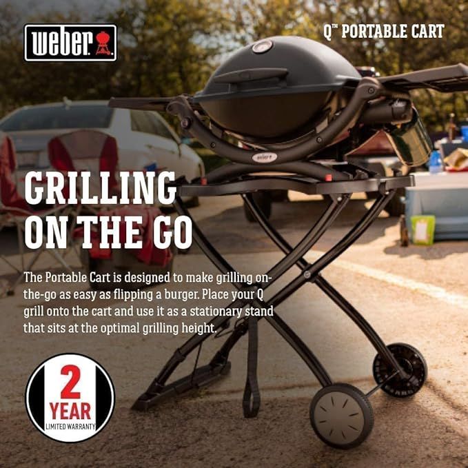 ウェーバー(Weber) バーベキュー コンロ BBQ グリル Qポータブルカート