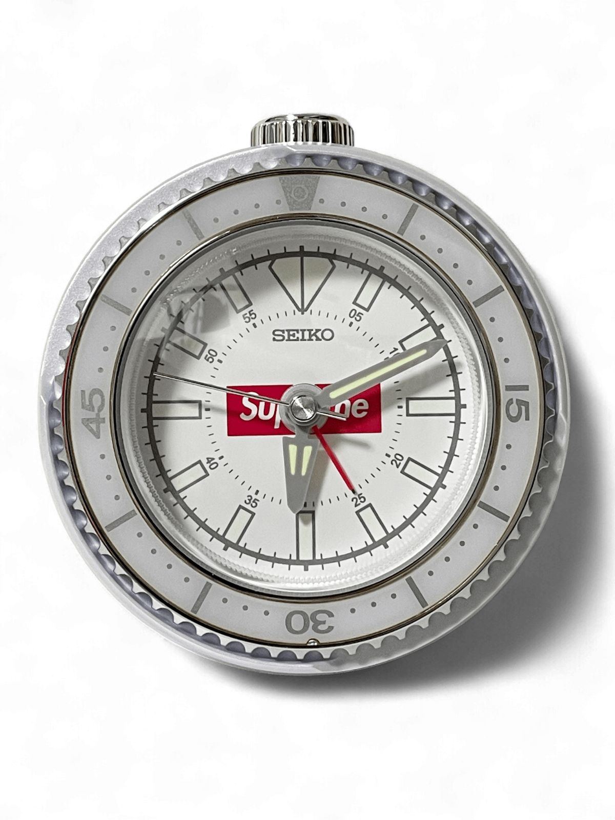 Supreme Seiko Mai Alarm Clock White セイコー マイ アラーム クロック 白 ホワイト 時計 置き時計 シュプリーム