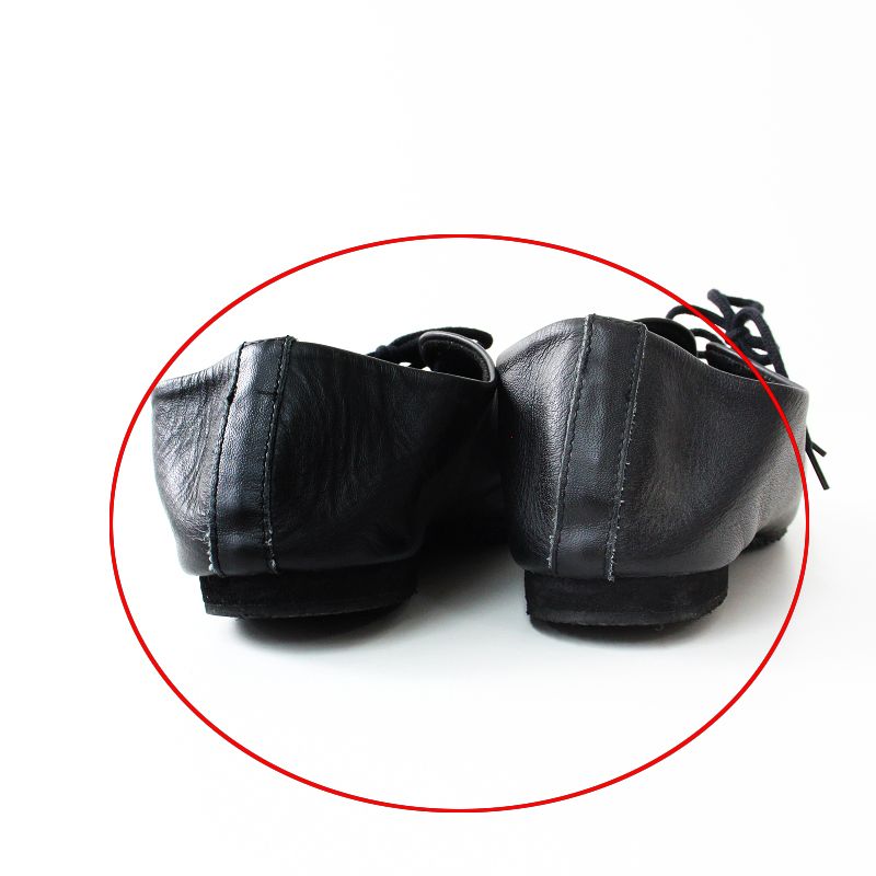 レペット repetto Jazz レースアップシューズ 39/ブラック フラット