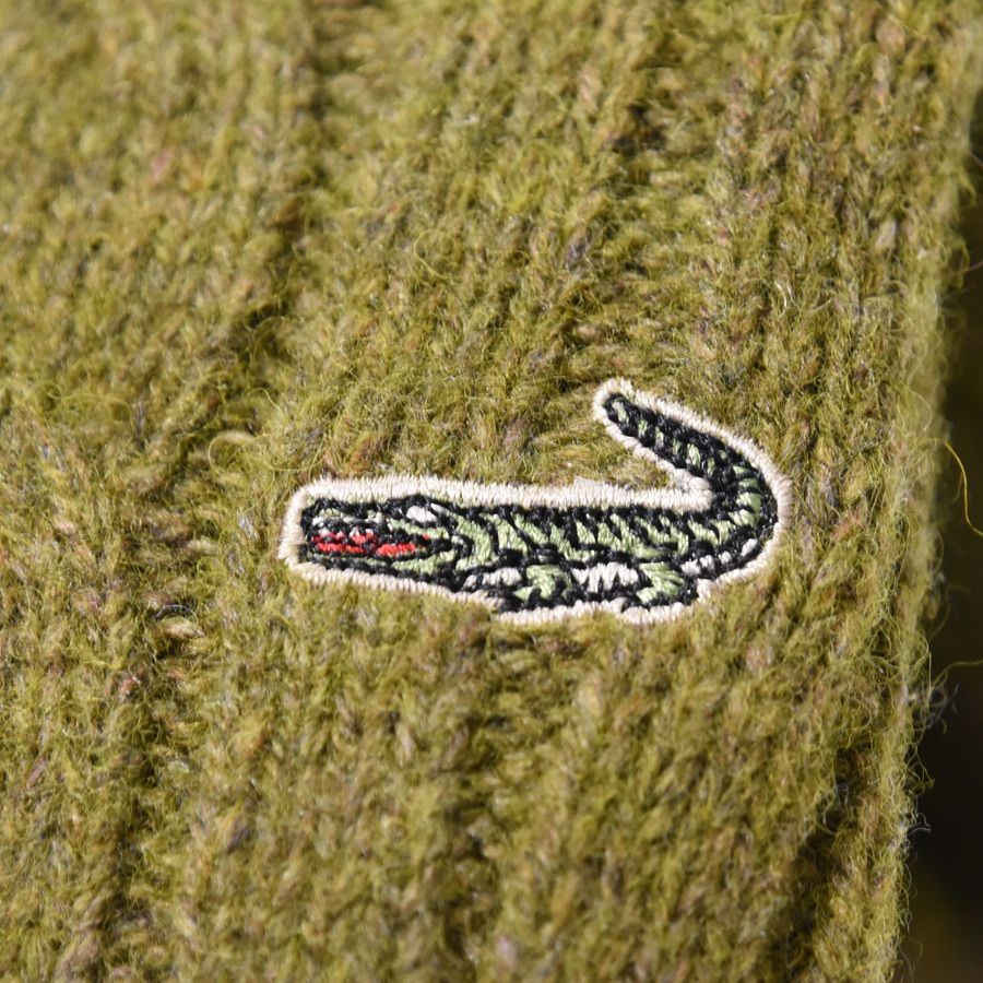 A】Crocodile クロコダイル メンズ L ニット セーター グリーン