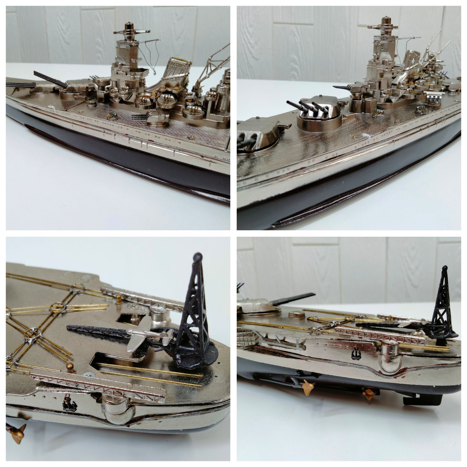 希少モデル】金属製大型精密 モデル 戦艦大和 1/550 ケース付 フェーマスアートギャラリー（SNA） - メルカリ