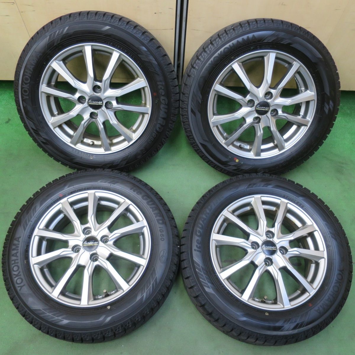 185/65R15 ヨコハマIG60 タイヤのみ4本。 185/65R15 ヨコハマIG60 タイヤのみ4本。 スタッドレス ホイール付き