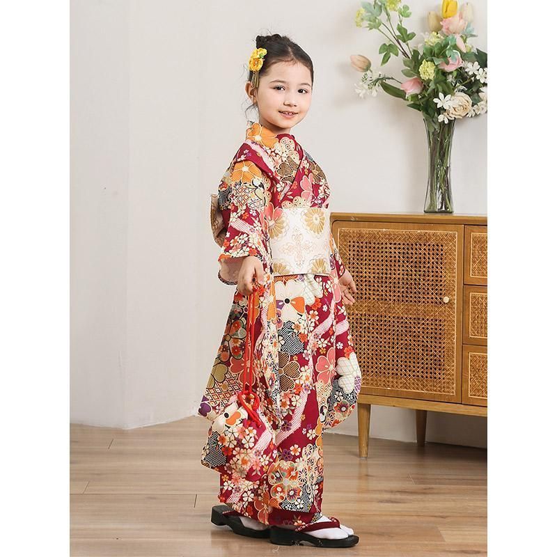 7歳 七五三着物ドレス 女の子 着物とドレスを3着お着替え✨ #七五三 #7