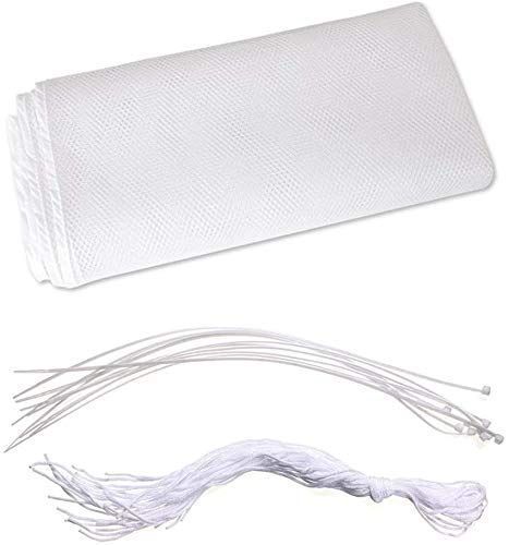 防鳥 防虫 ベランダ用 階段 転落防止ネット 編み目が細かい 簡単設