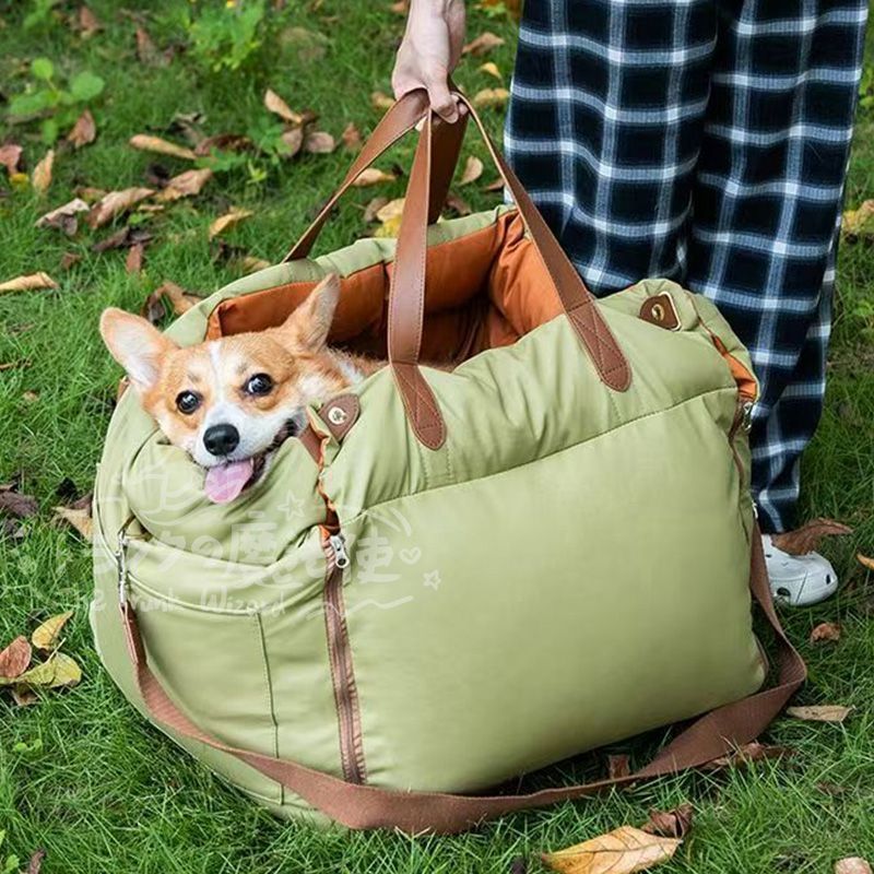 犬用品 ポルシェ パナメーラ970ペットキャリーバッグ 車載対応 手提げ