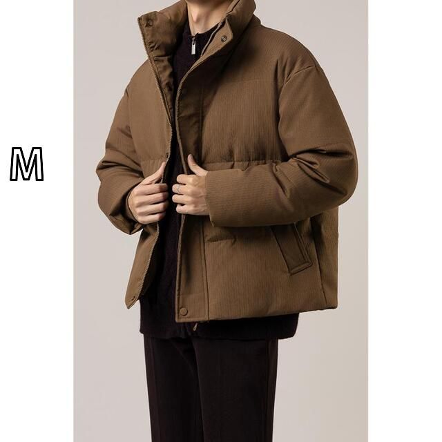 [M]秋冬 コーデ メンズ  服 シンプル ファッション オシャレ 大人 かっこいい 大きいサイズ ストリート 紳士服  ダウン ジャケット アウター 軽 ハイエンド スタンドカラー 