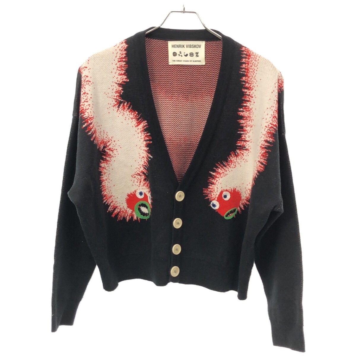 HENRIK VIBSKOV カーディガン Henrik Vibskov │ Kimchi Cardigan in Blue Party Bubble – Henrik