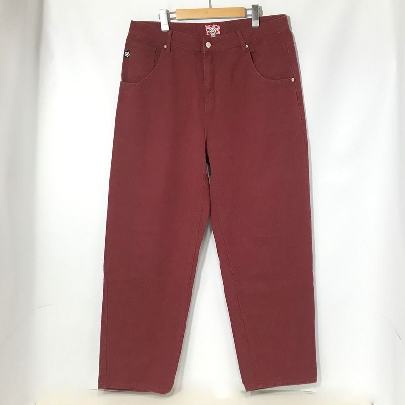 STAR TEAM デニムパンツ ジーンズ Gパン 刺繍 ワイドシルエット  