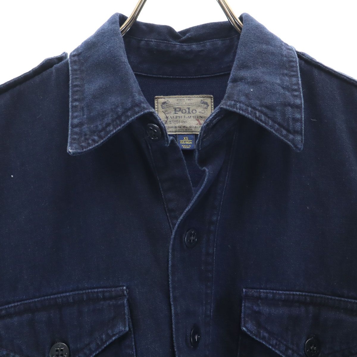 POLORalphLaurenダンガリーシャツワンピース POLO RALPH LAUREN ポロラルフローレン 長袖 ダンガリー シャツ
