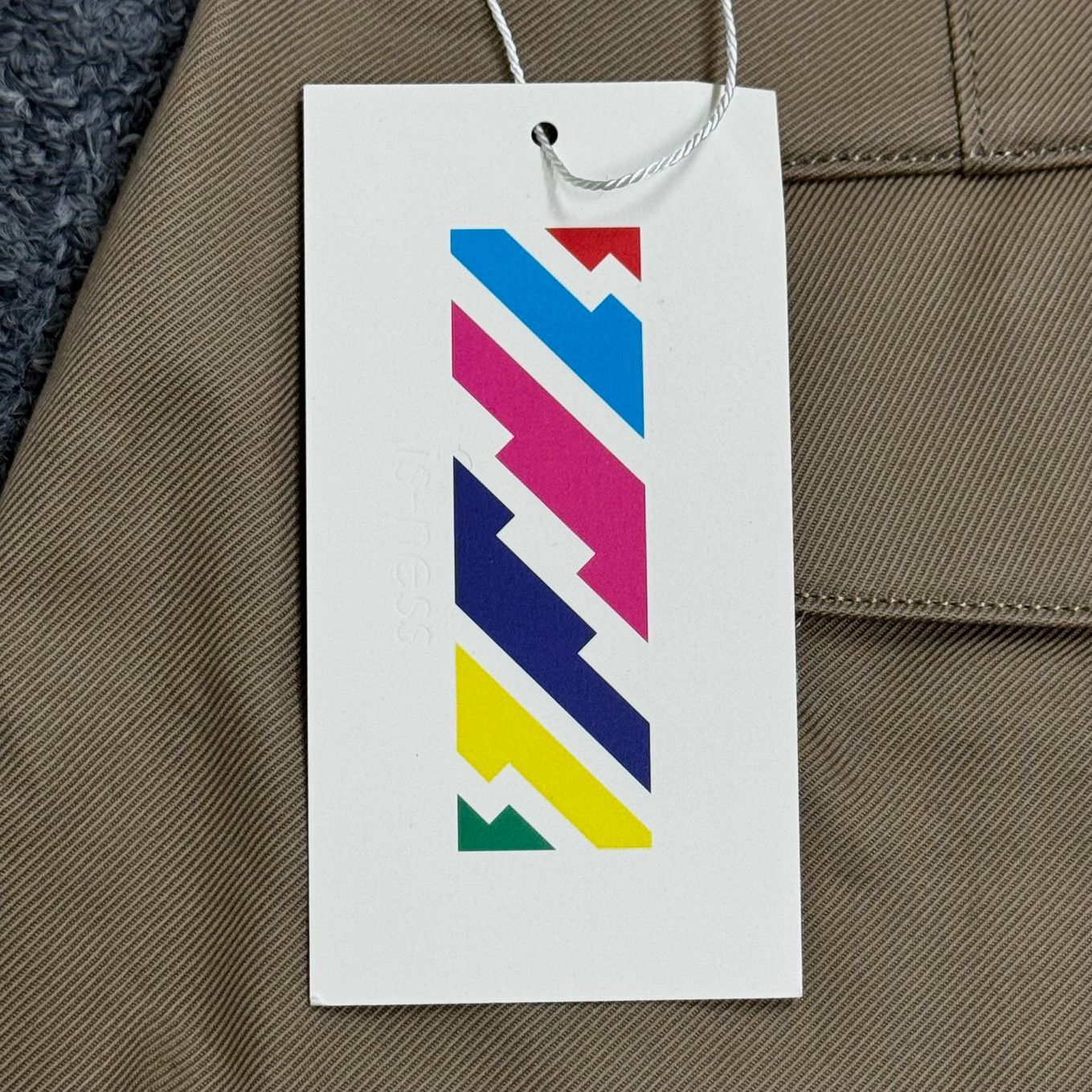 参考上代28600円 未使用品 is-ness 25SS WIDE CHINO PANTS