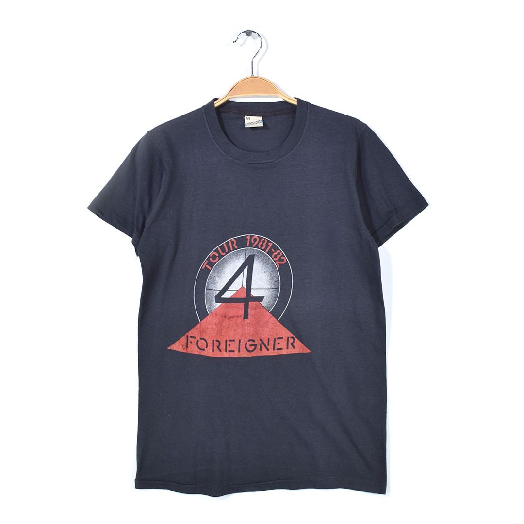 80s フォリナー USA製 4 ヴィンテージTシャツ ロックTシャツ ツアーT