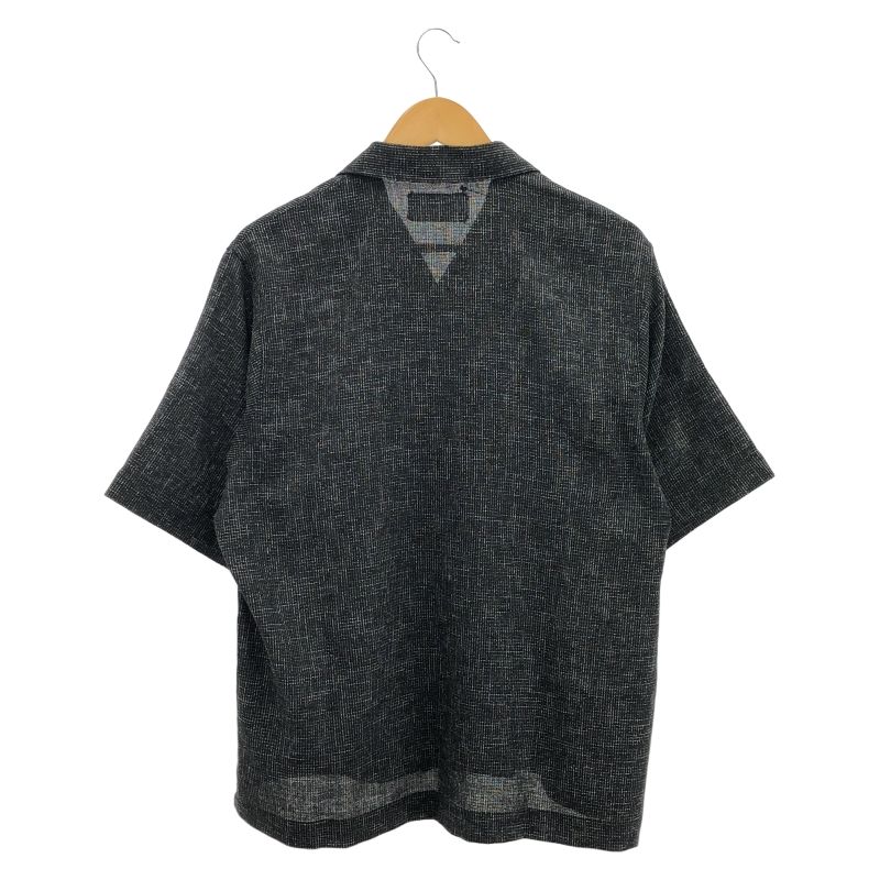 UNITED TOKYO SUMMER TWEED オープン シャツ 1 ブラック ユナイテッドトウキョウ 10
