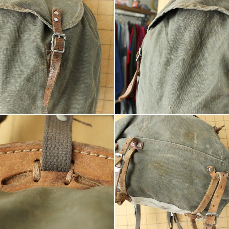 スウェーデン軍　M39 山岳部隊　リュック　ミリタリー　ビンテージ スウェーデン軍 ミリタリー M39 山岳部隊 キャンバス リュック