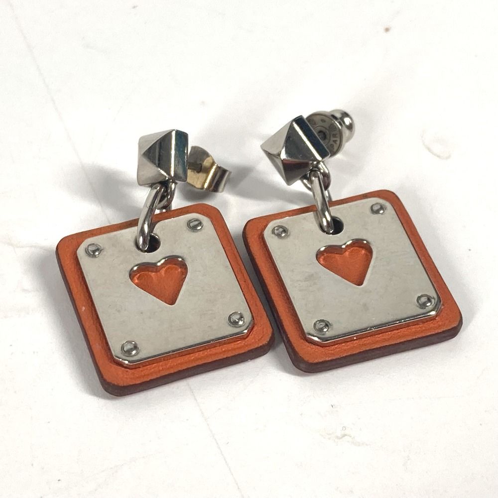 HERMES エルメス ピアス アスドゥクール PM メタル シルバー