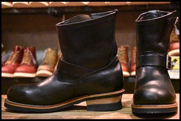 【最終値下】【美品】レッドウィング2973 ショートエンジニア 9D 良品 06年】レッドウィング 2973 ショート エンジニア 黒 スチール