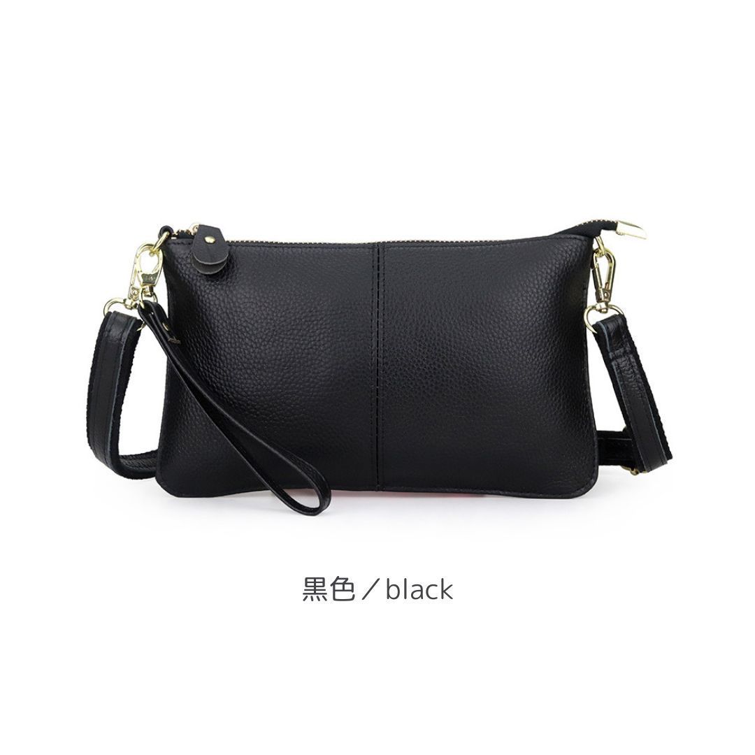 ◇ミニショルダーバッグ 本革スリム斜めかけ 黒ブラック a151 - メルカリ