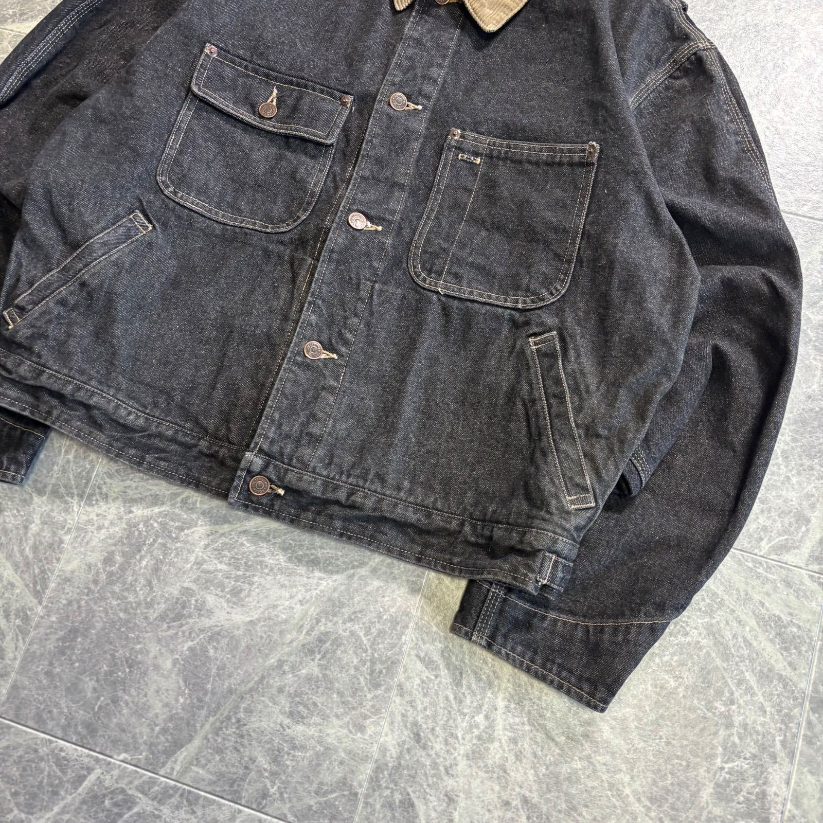 Polo Ralph Lauren 90s USA製 先染めブラック ジージャン 1990s 