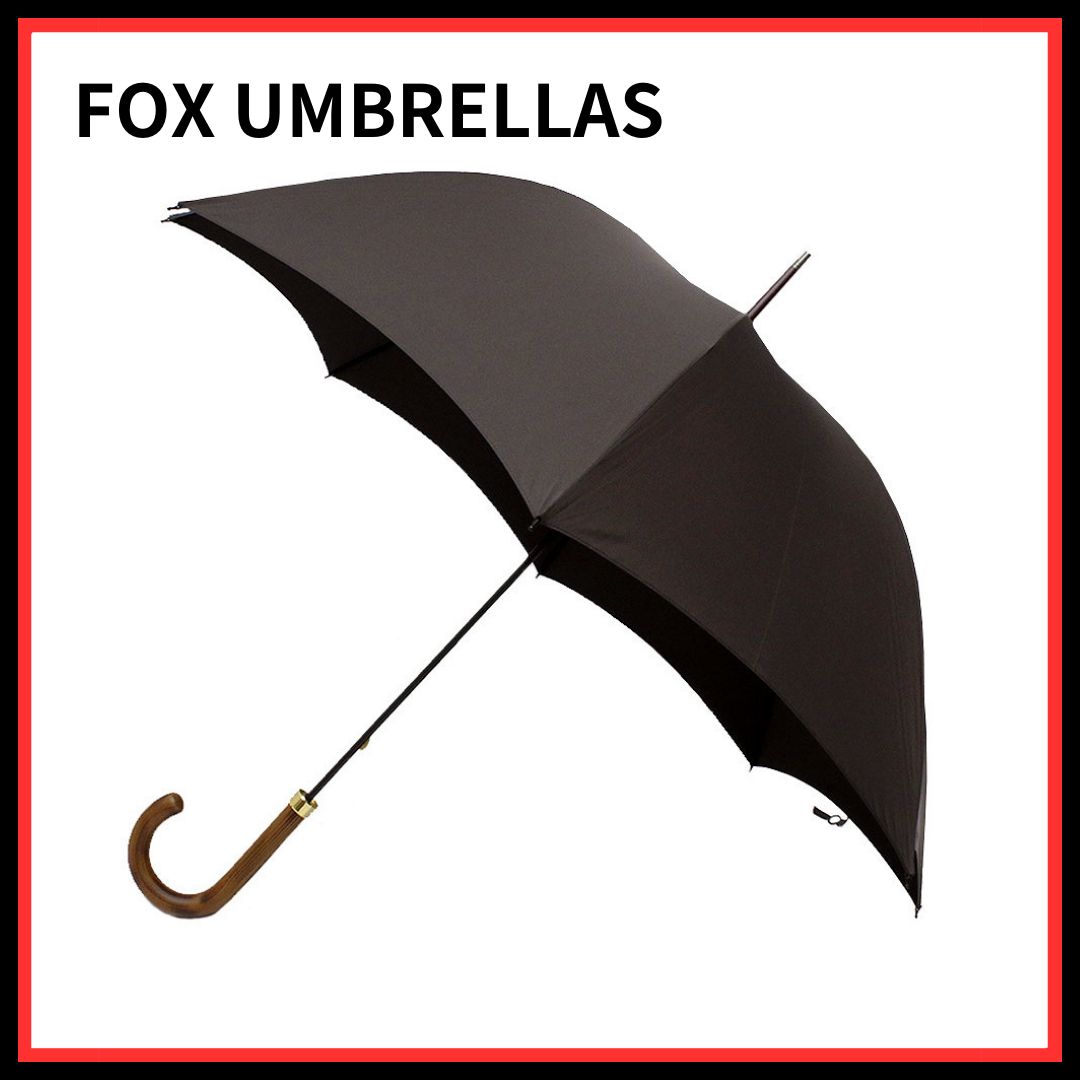 在庫わずか フォックスアンブレラズ FOX UMBRELLAS 長傘 GT1-DG-BROWN メンズ ブラウン