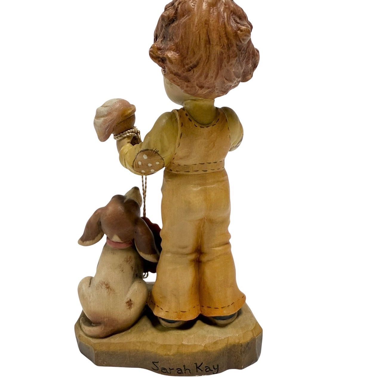 【限定4000体】アンリ ANRI 木彫り人形 サラケイ SARAH KAY ☆送料無料 美品 希少品!! ANRI アンリ サラ・ケイ 木彫り人形 Sweet