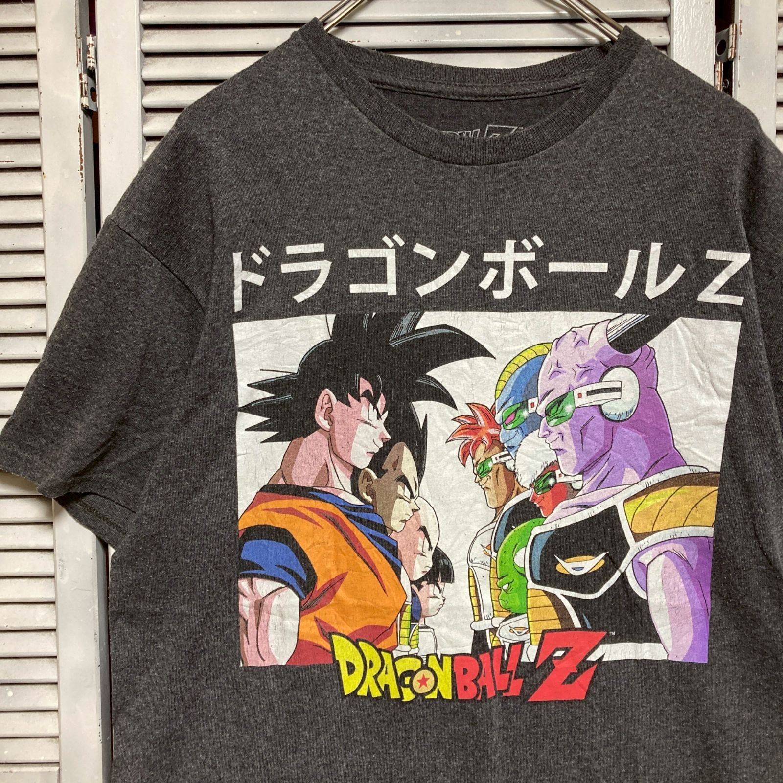 BHEE アニメ Tシャツ ビンテージ 古着 グレー ドラゴンボール Z 悟空 