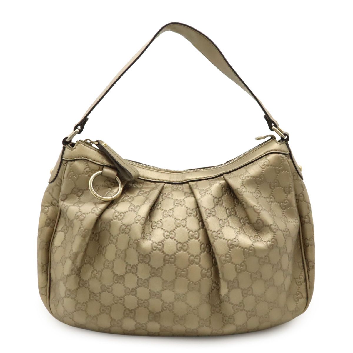 GUCCI グッチ グッチシマ スーキー ショルダーバッグ ワンショルダー 肩掛け レザー ゴールド ゴールド金具 チャーム 232955