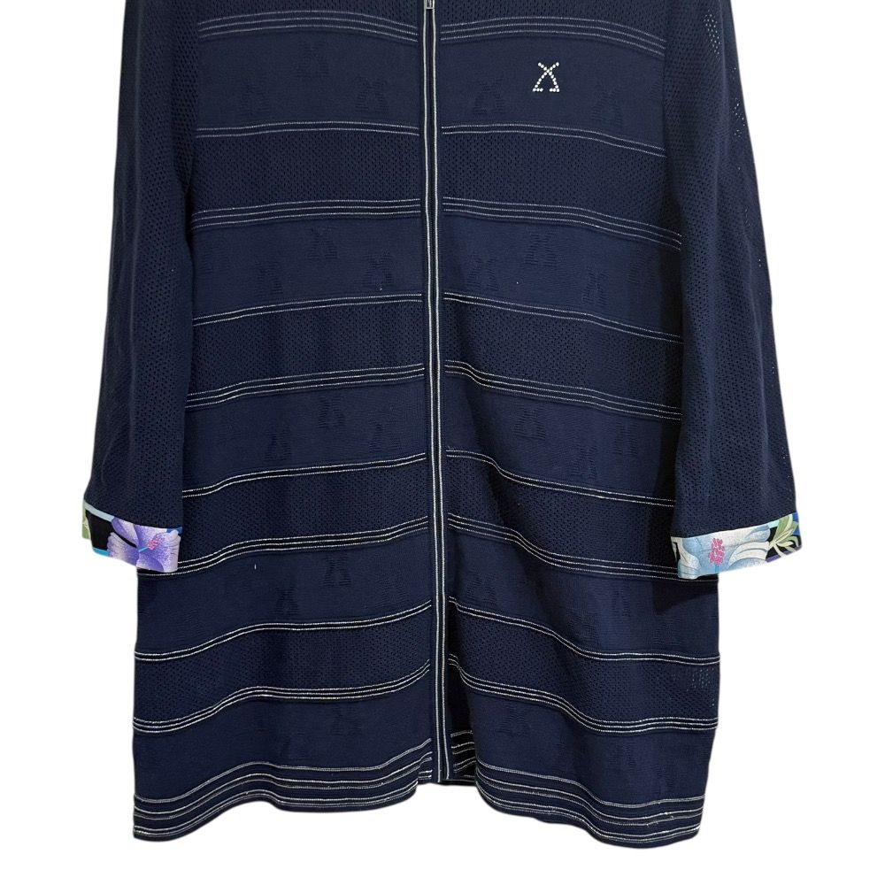 美品レオナールスポーツニットコート44