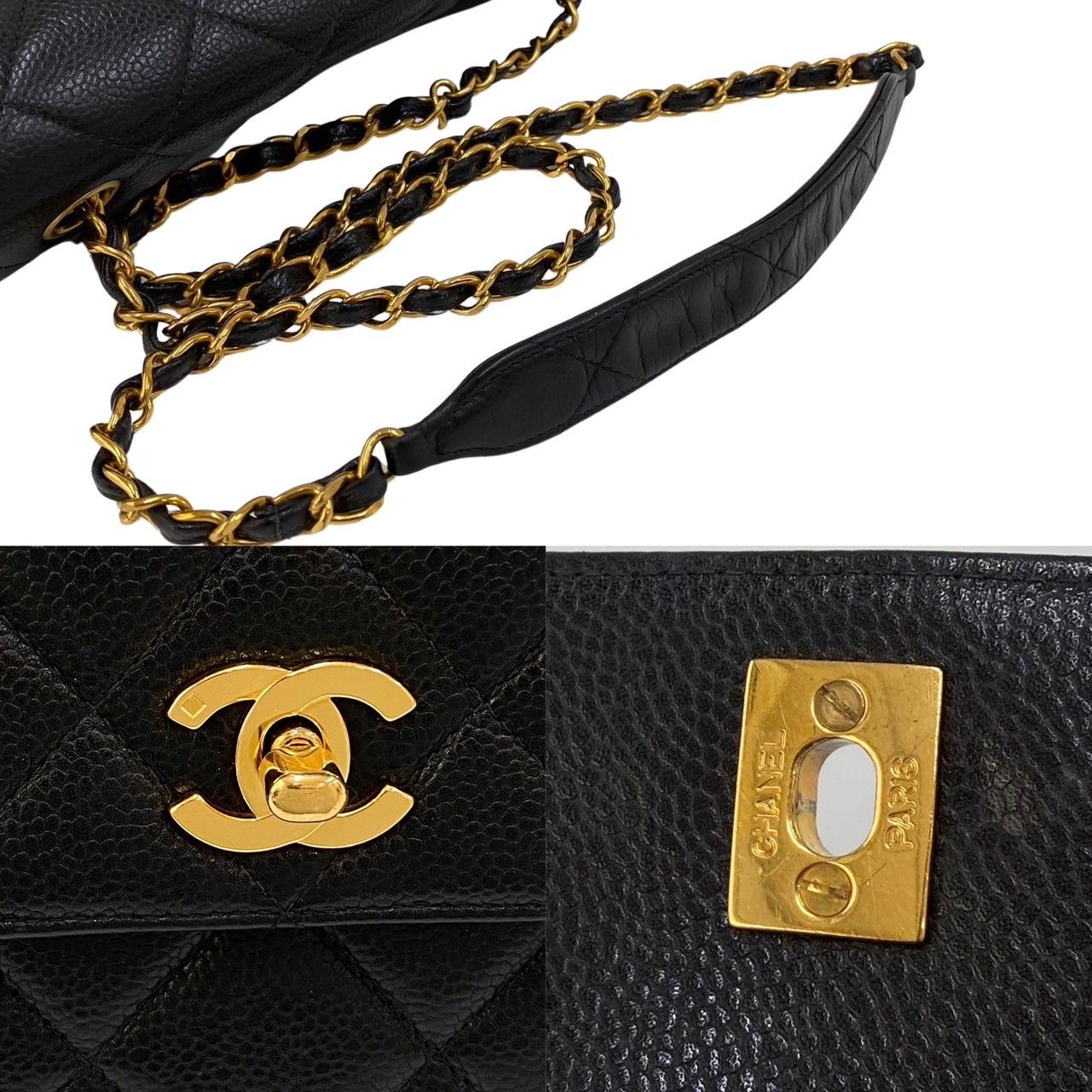 極 美品 シール有 3番台 CHANEL シャネル マトラッセ ココマーク