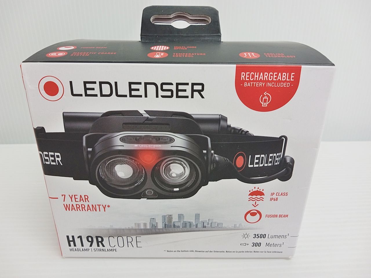 LEDLENSER H19R CORE ヘッドライト 美品！ MB-2295数回の使用大きな ...