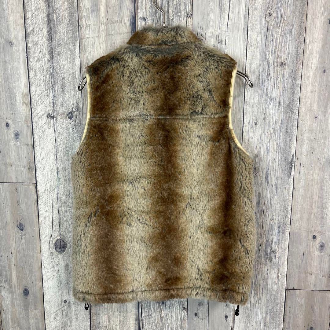 BEAMS Phatee コラボ 2ヶ所 隠しポケット付き ファー ベスト