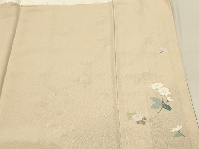 平和屋着物□訪問着 友禅 作家物 草花文 南天 暈し染め まるやま
