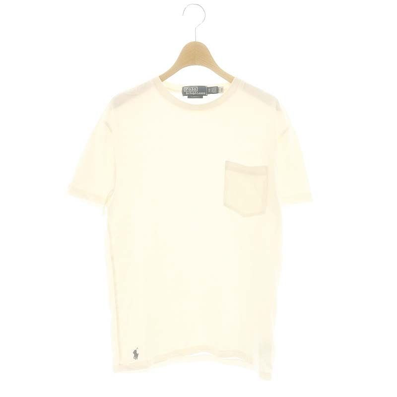【美品】ポロラルフローレン　ポロベア L ホワイト　半袖　刺繍　現行　QRタグ 美品】POLO RALPH LAUREN ポロラルフローレン ポロベア