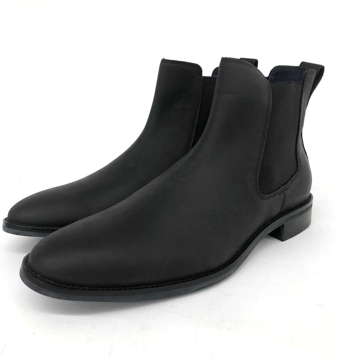 未使用品 Cole Haan コールハーン サイドゴア ブーツ ブラック メンズ 