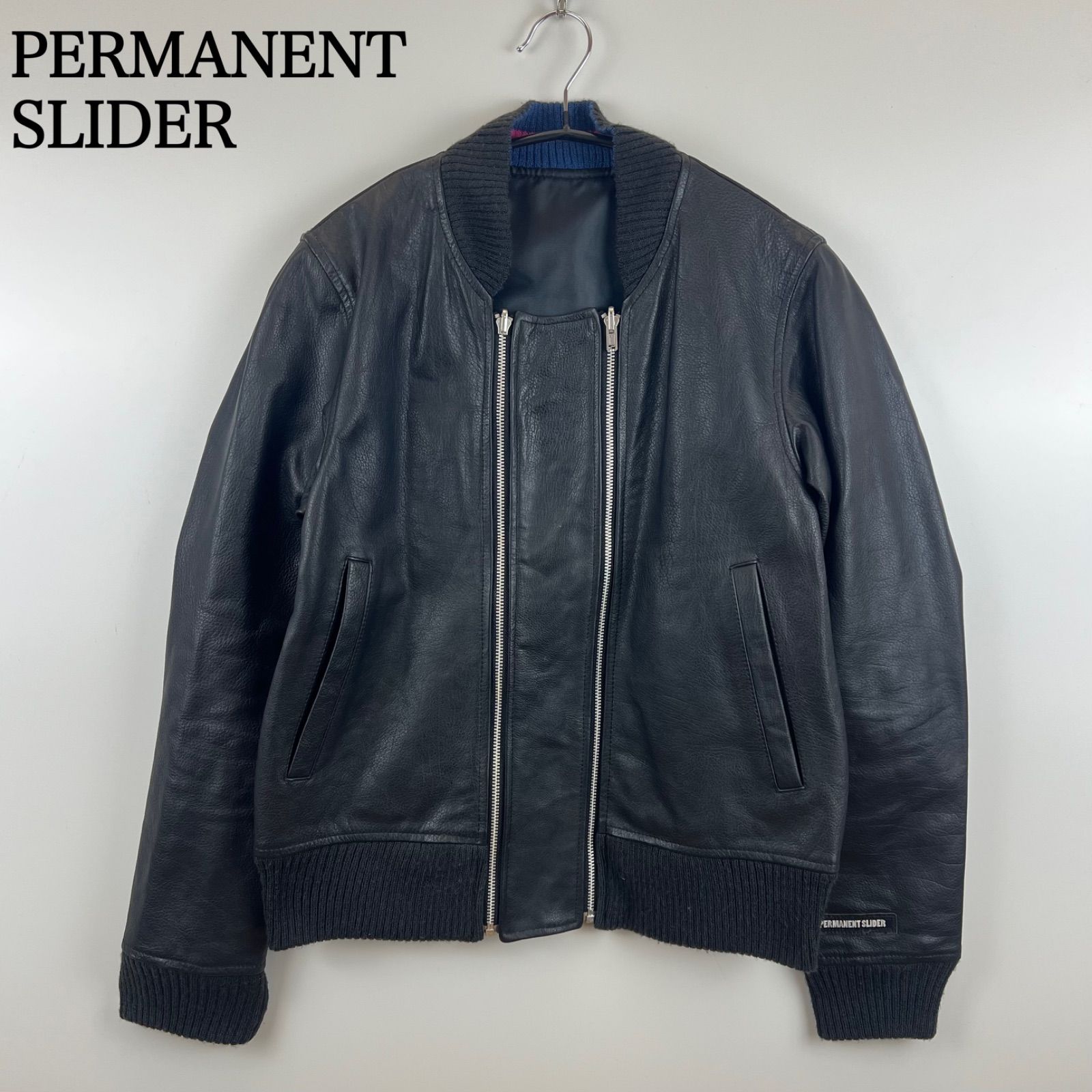 PERMANENT SLIDER RALEIGH punk 2Way leather & ska double zip