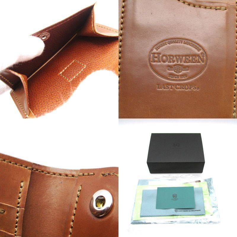 未使用 LAST CROPS ラストクロップス 三つ折り財布 シェルコード